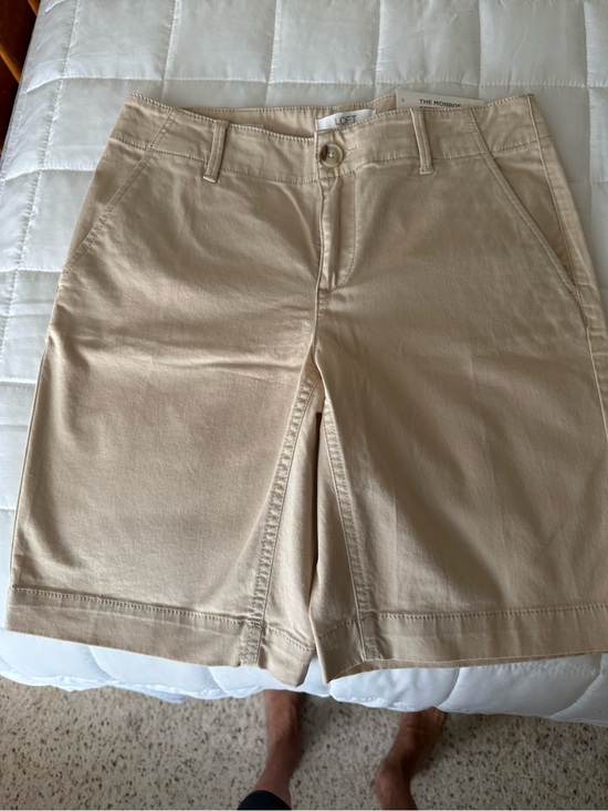 LOFT Pants - LOFT Khaki/Tan Bermuda Shorts